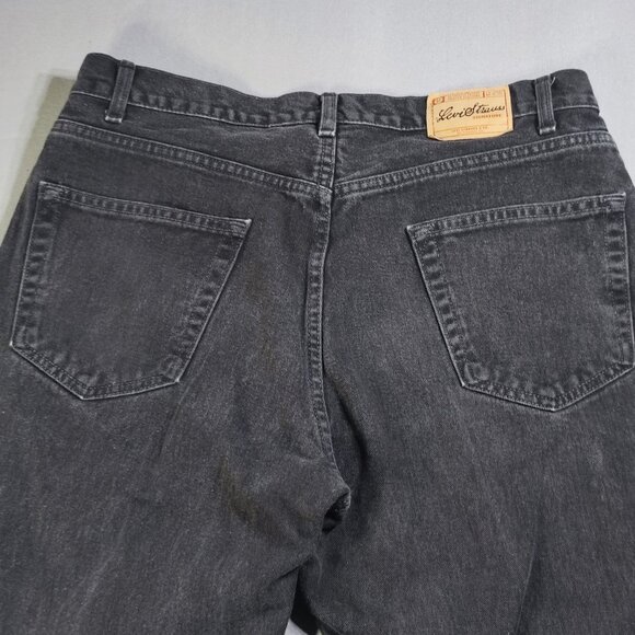 Vintage Signature by Levi Strauss jeans men's size W36/L32 black straight leg - Picture 4 of 14
